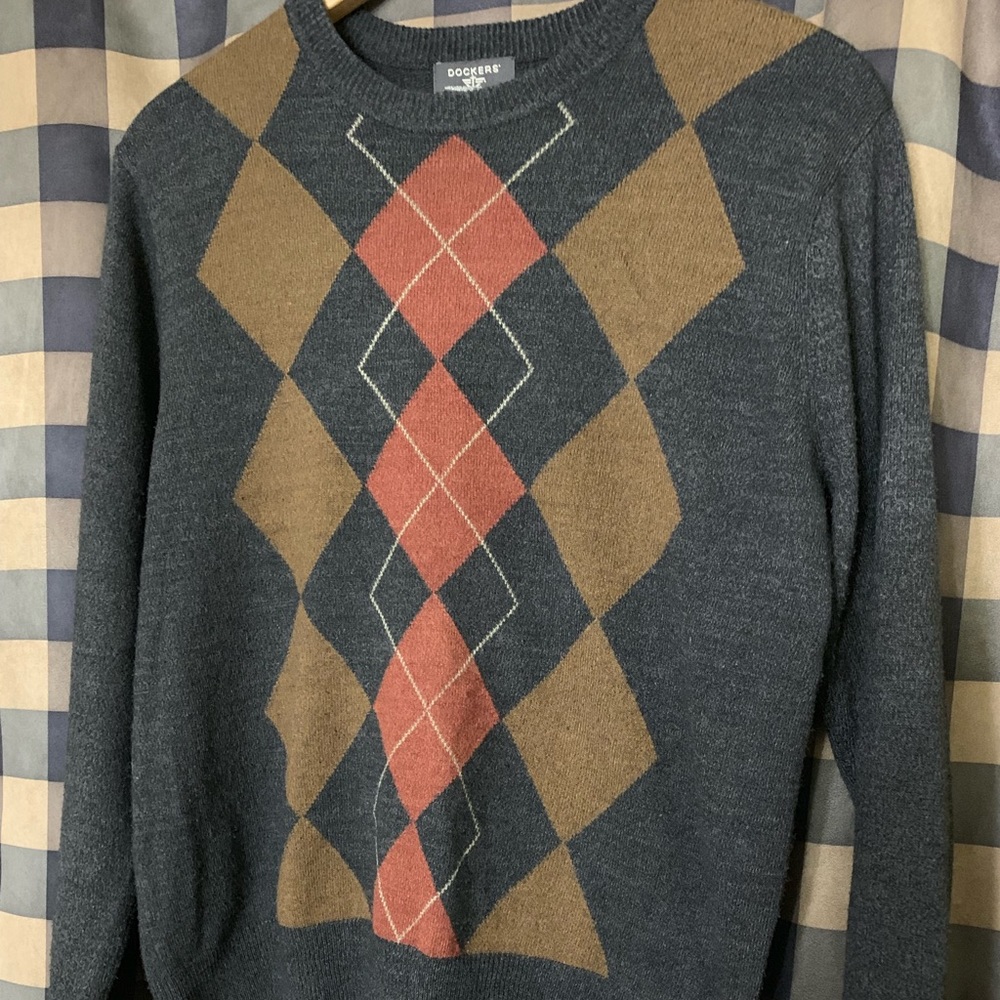 Dockers Argyle Sweater Crewneck